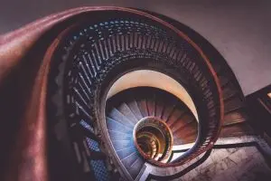 Un escalier qui n'en finit pas