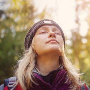 Femme en paix