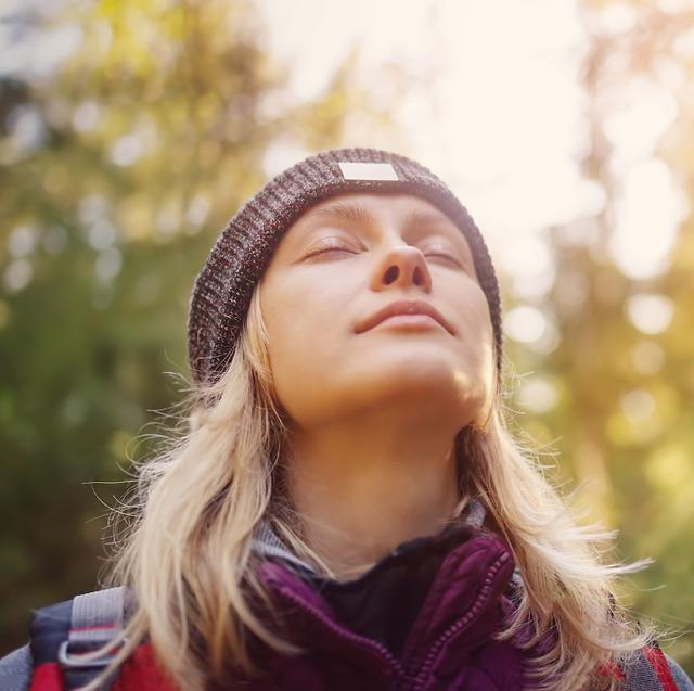 Femme en paix